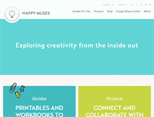 Tablet Screenshot of happymuses.com